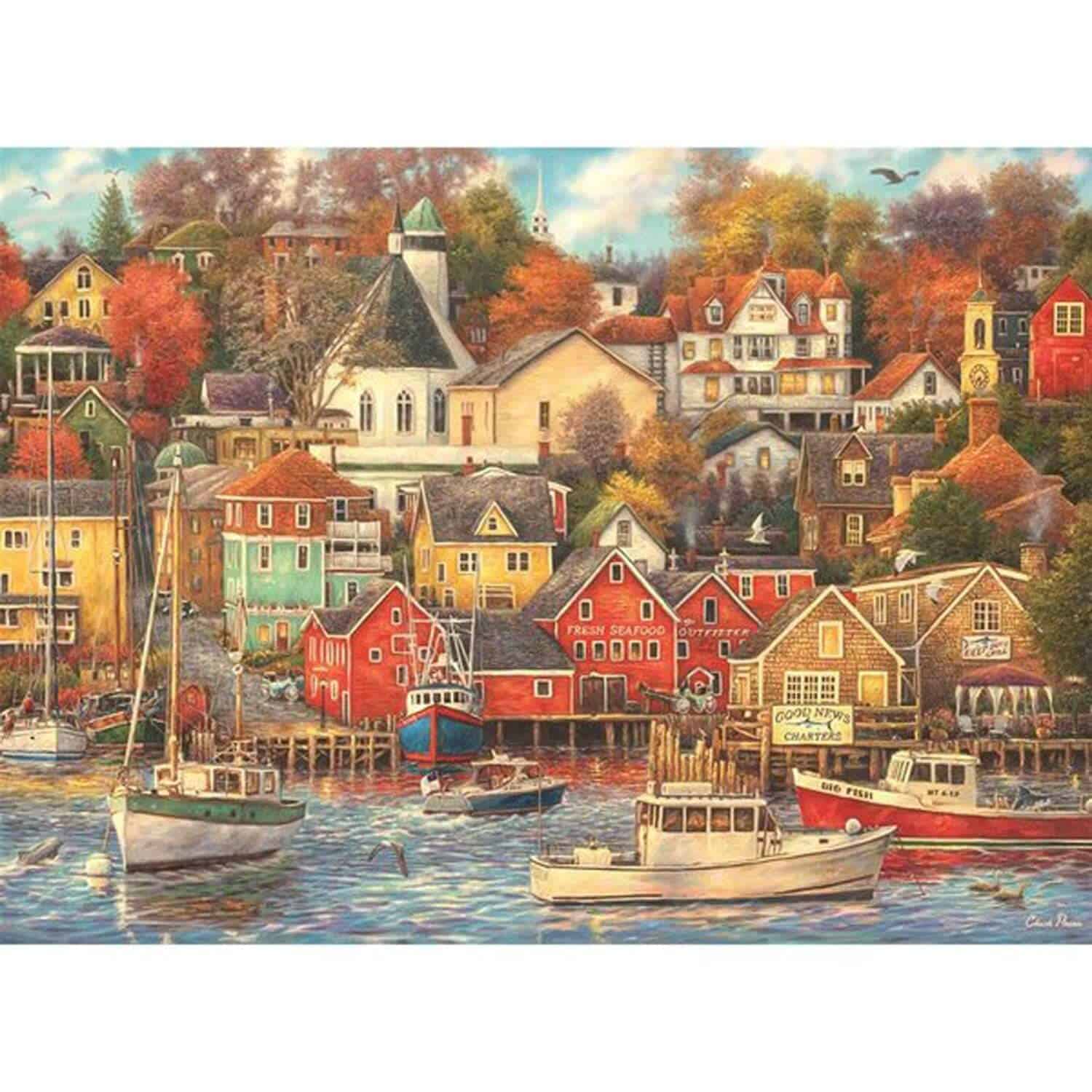 Puzzle Anatolian - Tiempos Felices en el Puerto,