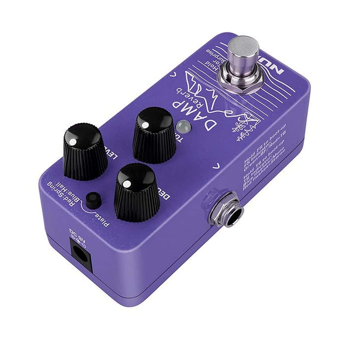 Pedal de Efectos de Guitarra NUX Damp Reverb con Plate, - Imagen 5