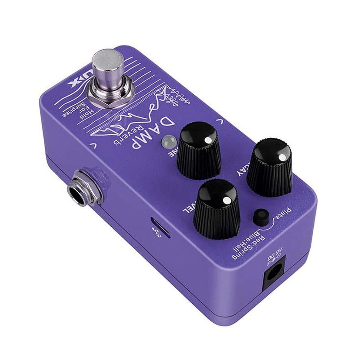 Pedal de Efectos de Guitarra NUX Damp Reverb con Plate, - Imagen 6