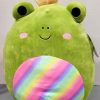 Peluche Raro Squishmallow Doxl La Rana 16" con Corona,