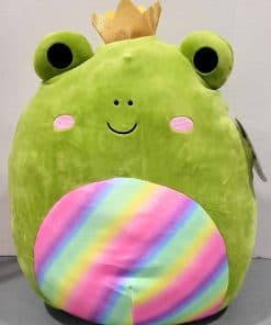 Peluche Raro Squishmallow Doxl La Rana 16" con Corona,