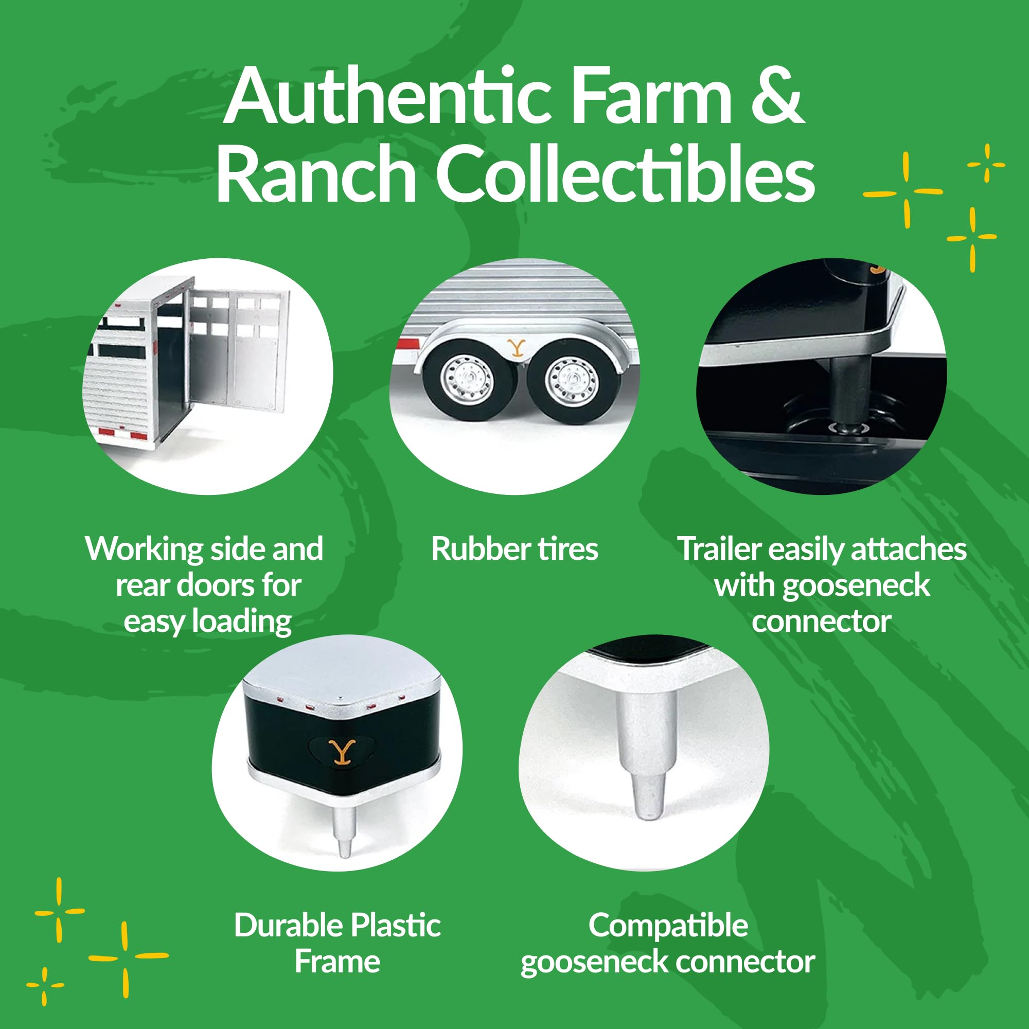 AMT Adult Collectibles - Remolque del Rancho Dutton de - Imagen 4