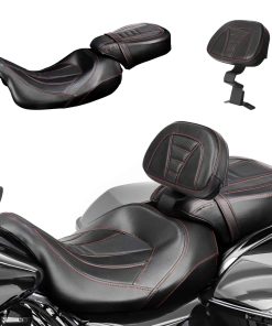 Asientos de perfil bajo para piloto y pasajero con asiento