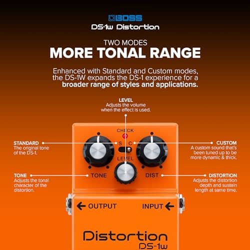 Pedal de Distorsión Boss DS-1W Waza Craft - Imagen 9