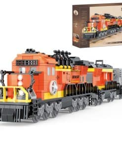 BRICK STORY City Cargo Train Building Set, Modelo de Trenes
