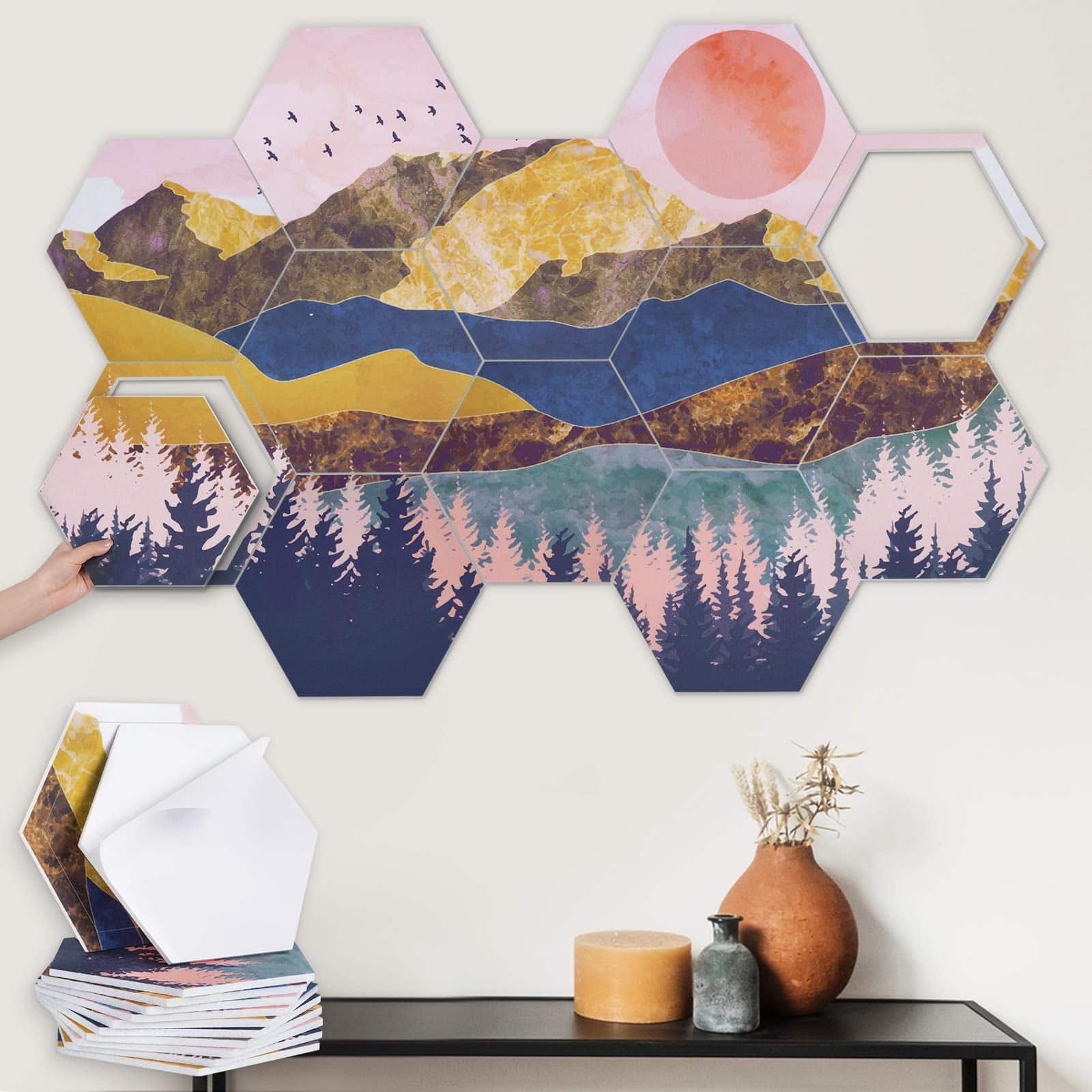 Paquete de 12 Paneles Acústicos Autoadhesivos, Paneles