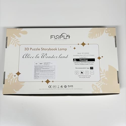 FUNPOLA Rompecabezas 3D de Alicia en el País de las - Imagen 8