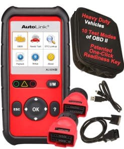 Autel AutoLink AL529HD Escáner OBD2 para vehículos pesados,