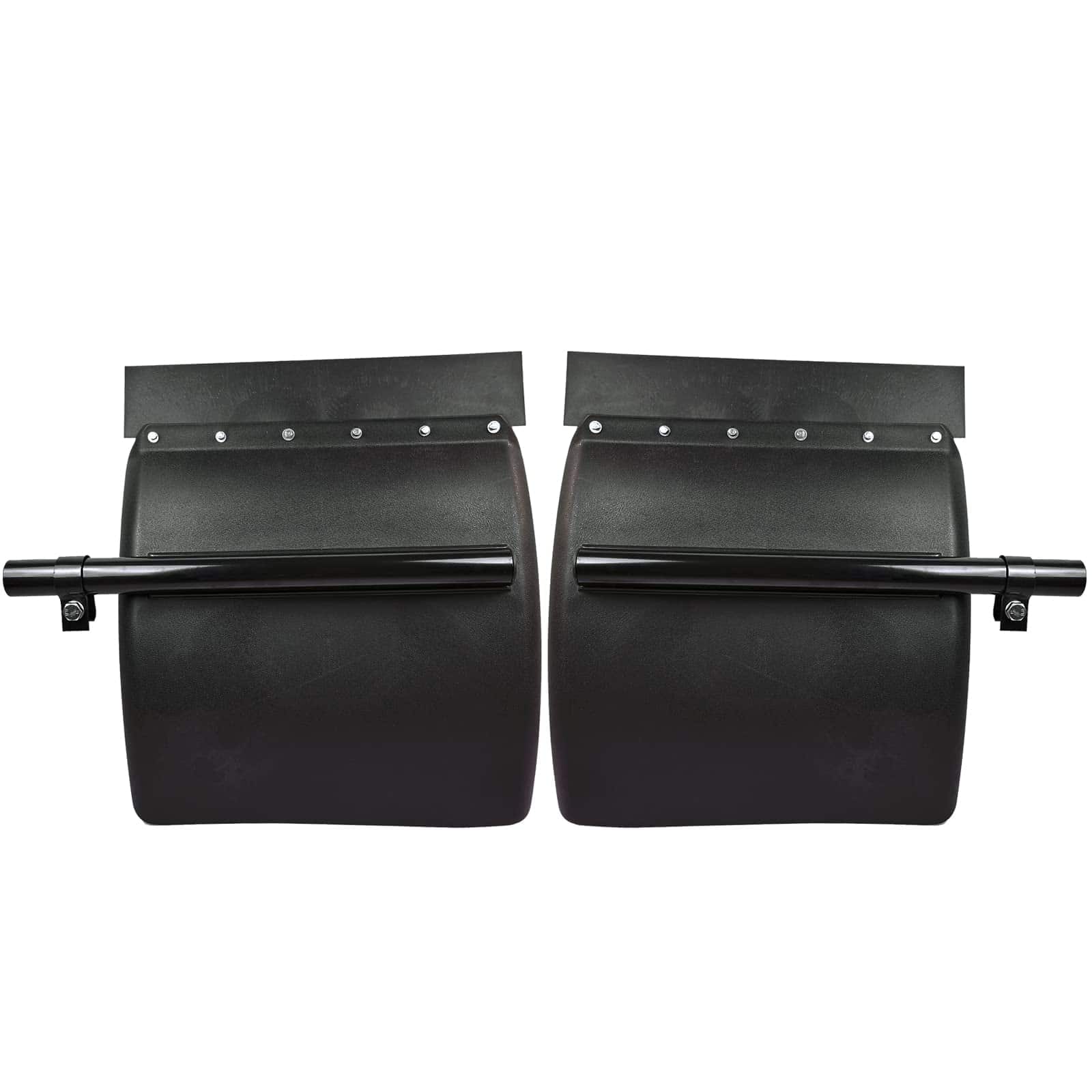 Conjunto de guardabarros traseros de polietileno negro - Imagen 3