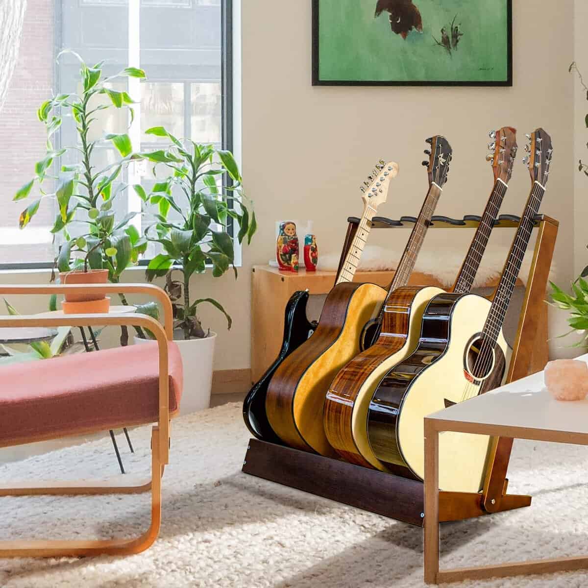 Verovita Soporte de guitarra para múltiples guitarras, - Imagen 8