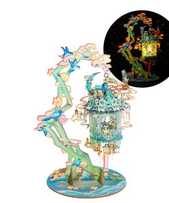 MU Modelo 3D de Rompecabezas de Metal para Armar Kits de