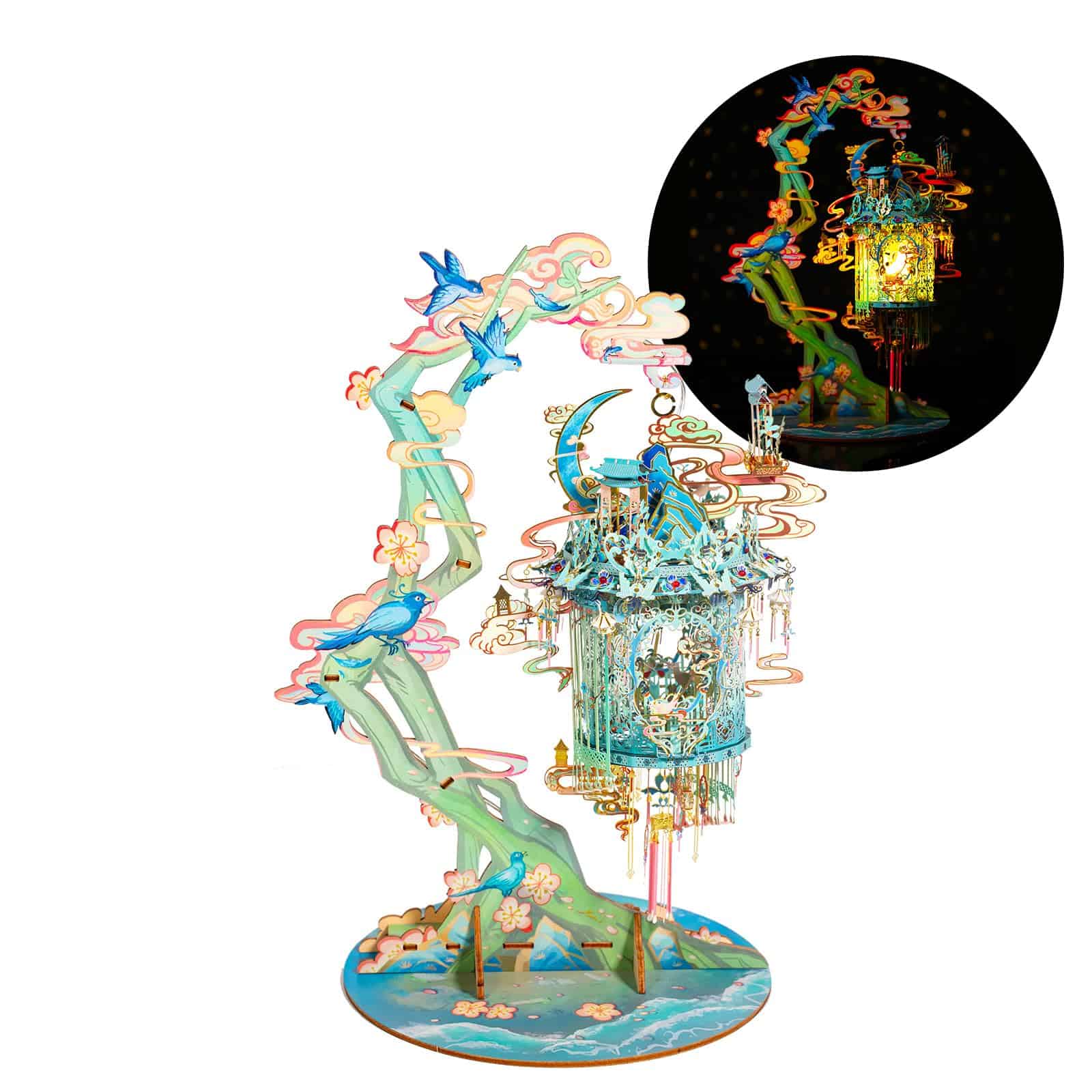 MU Modelo 3D de Rompecabezas de Metal para Armar Kits de