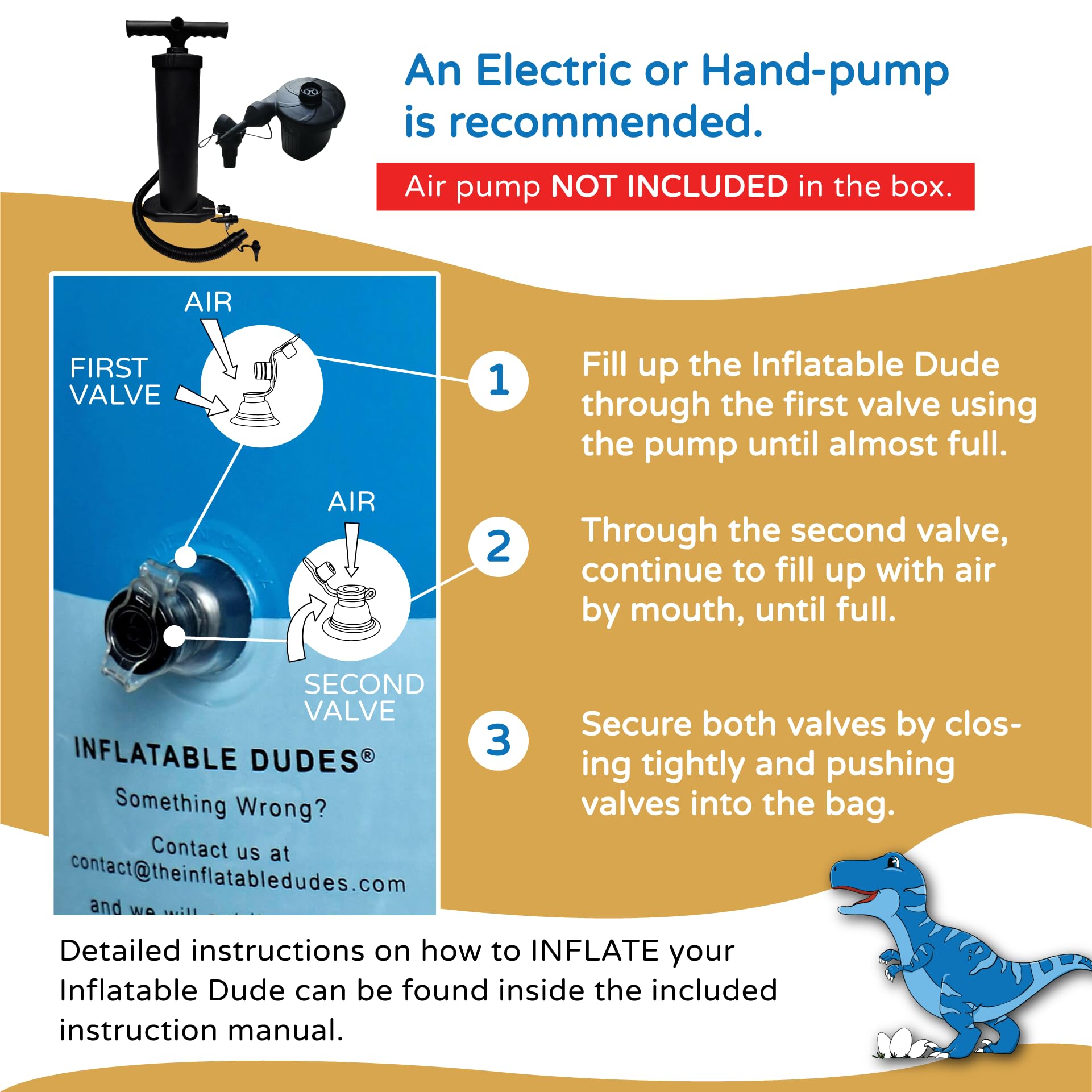 INFLATABLE DUDES Dinosaur 47 Pulgadas - Saco de Boxeo para - Imagen 9