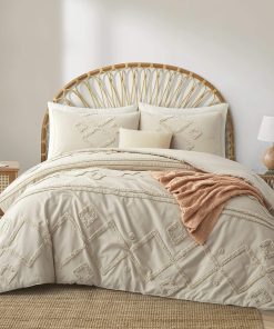 Juego de Edredón King Oli Anderson en Color Crema con