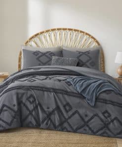 Juego de Edredón Oli Anderson Dark Grey King, Edredón