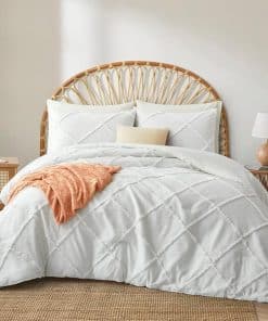 Juego de Edredón Oli Anderson White Queen con Acolchado en