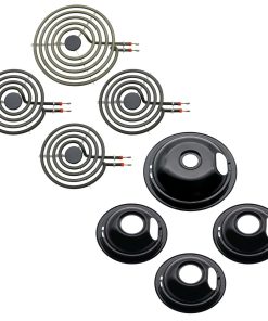 Siwdoy 3 x Pequeñas 6" + 1 x Grande 8" Bandejas de Goteo