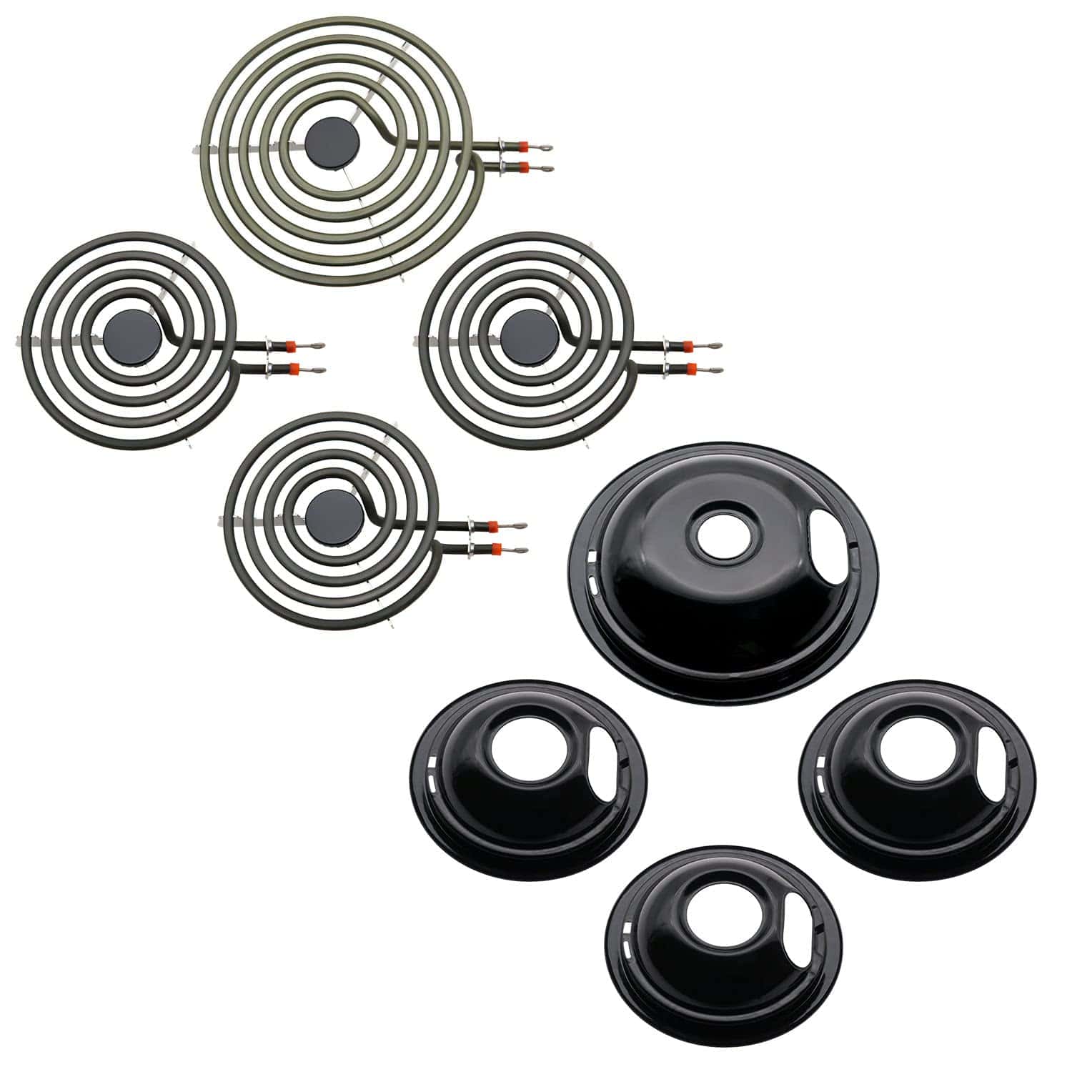 Siwdoy 3 x Pequeñas 6" + 1 x Grande 8" Bandejas de Goteo