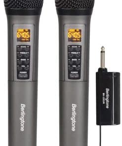 Sistemas de Micrófono Inalámbrico Dual UHF Berlingtone