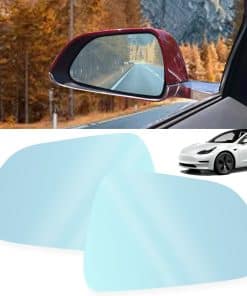 Espejo de Visión Lateral Anti-Brillo Compatible con Tesla