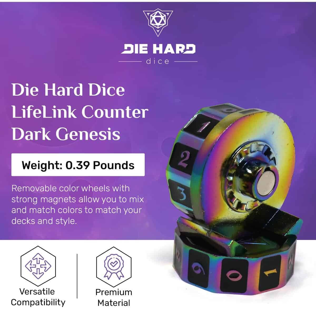 Contador de Vida LifeLink para MTG - Pantano Corrupto: - Imagen 3