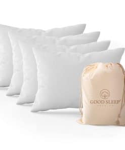 Set de 4 Fundas para Almohada King, 800 TC 100% Algodón