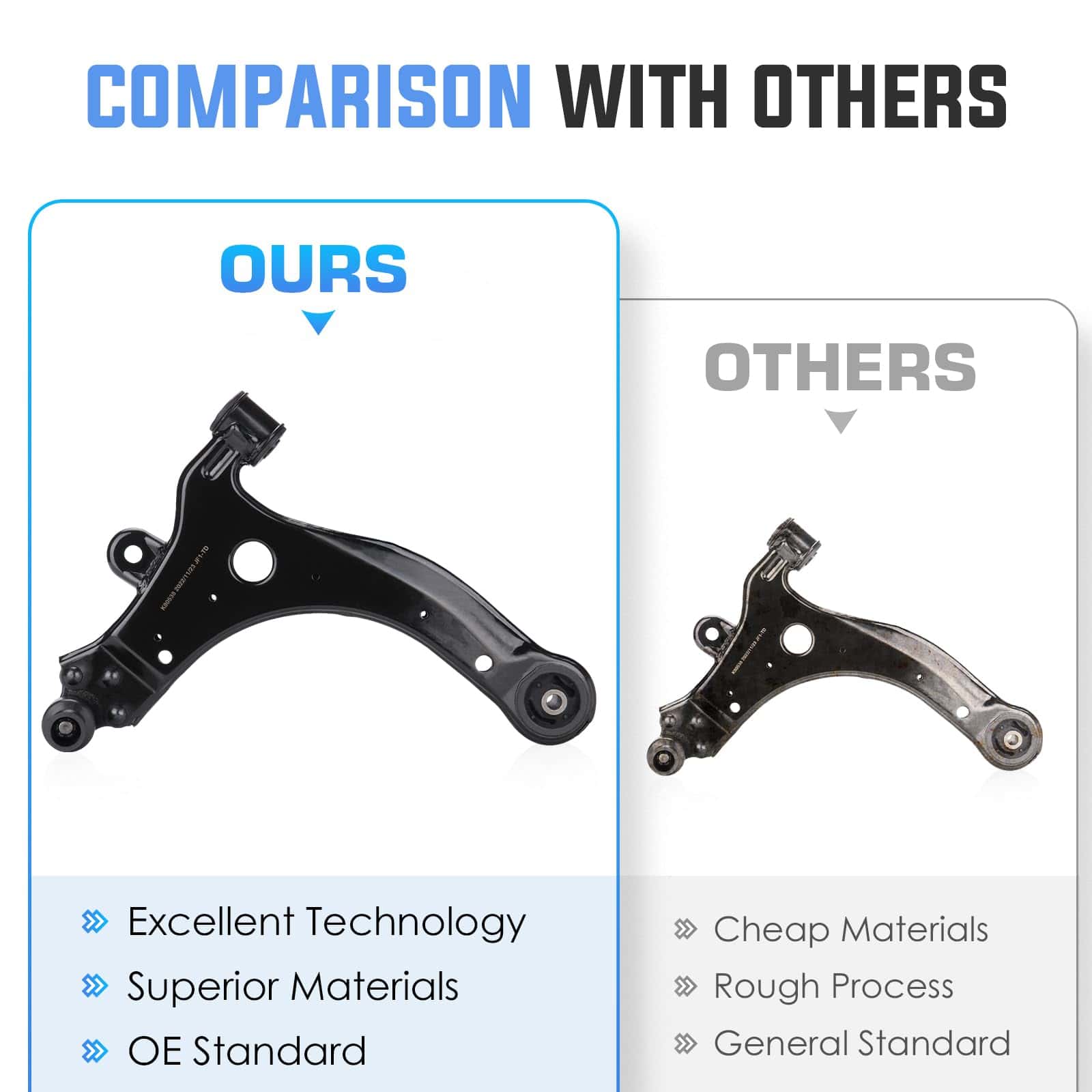 Brazos de control inferiores delanteros con junta de bola, - Imagen 7