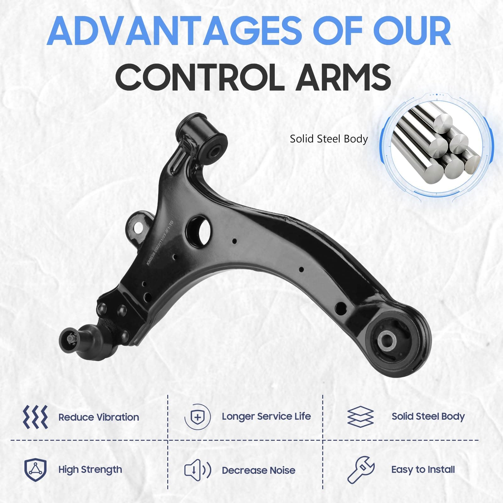 Brazos de control inferiores delanteros con junta de bola, - Imagen 4