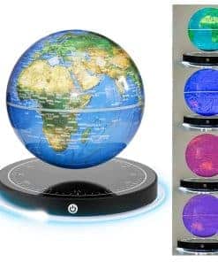 Globo Flotante, Globo Magnético Levitante con Luz LED,