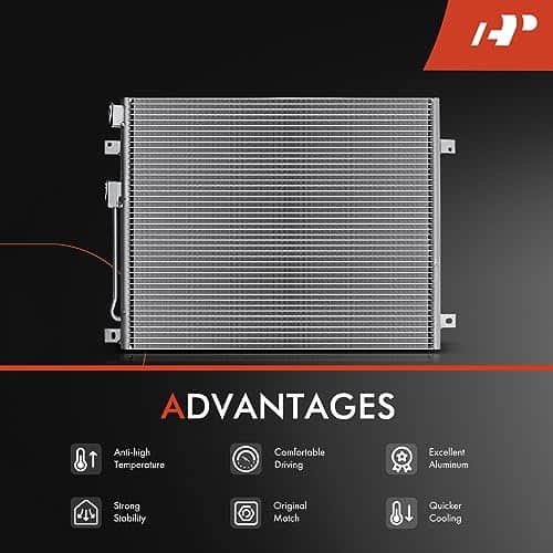 A-Premium Aire Acondicionado A/C Condensador Compatible con - Imagen 6