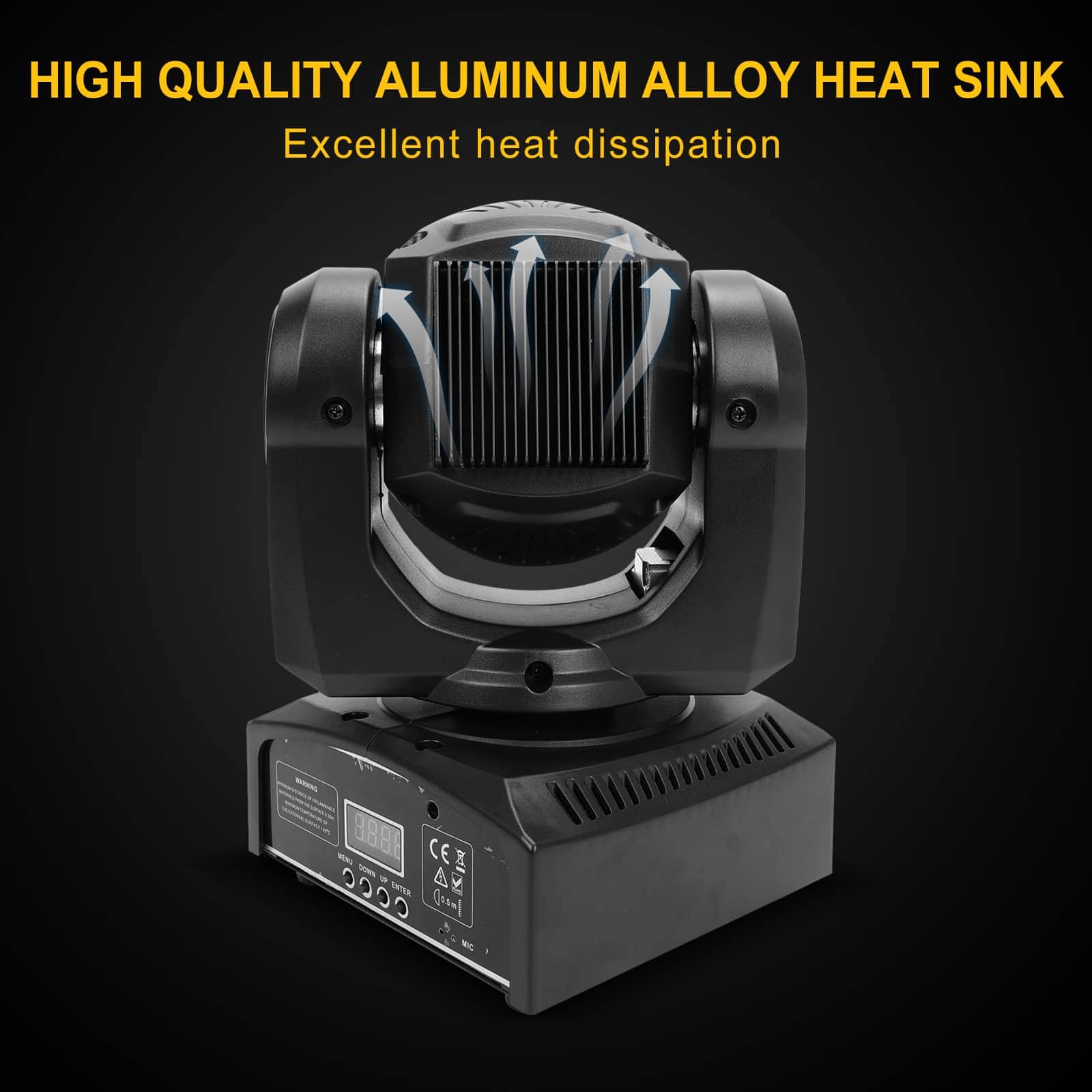 ZU&RU Luces de Escenario LED Luces Móviles de Cabeza 8 - Imagen 6