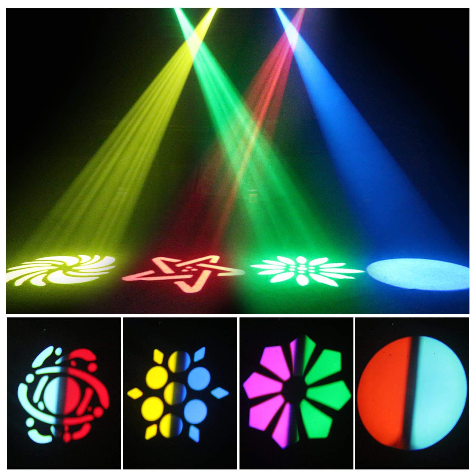 ZU&RU Luces de Escenario LED Luces Móviles de Cabeza 8 - Imagen 3