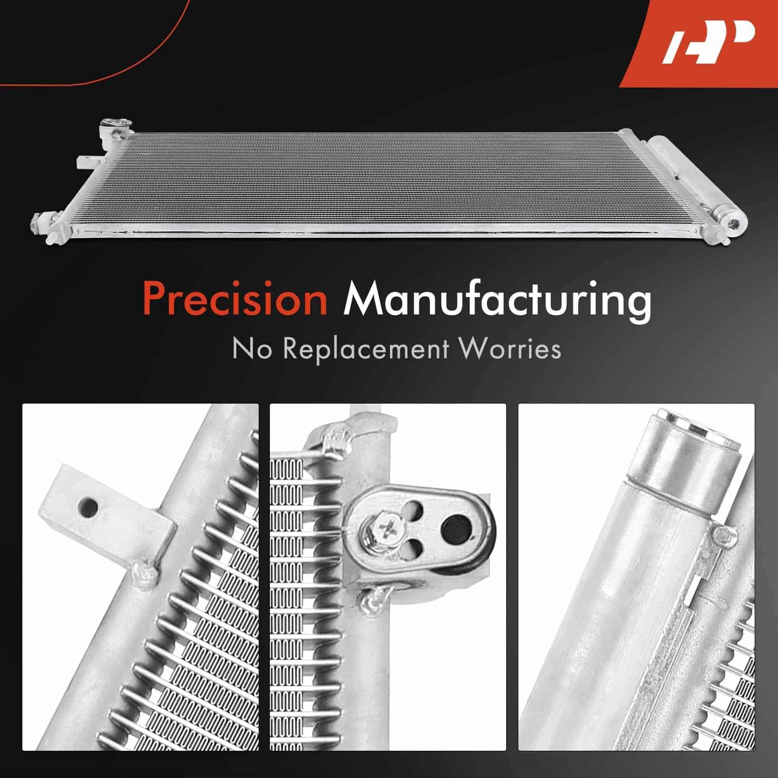 Condensador de Aire Acondicionado A-Premium Compatible con - Imagen 9