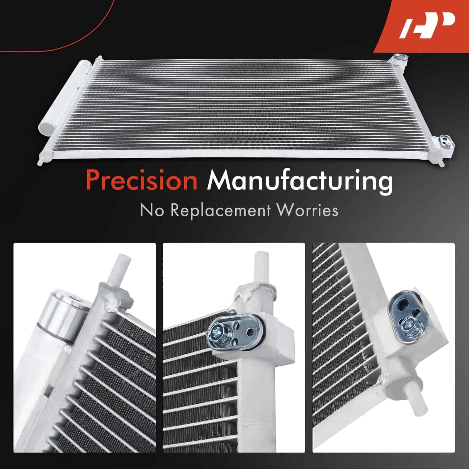 Condensador de Aire Acondicionado A-Premium Compatible con - Imagen 9