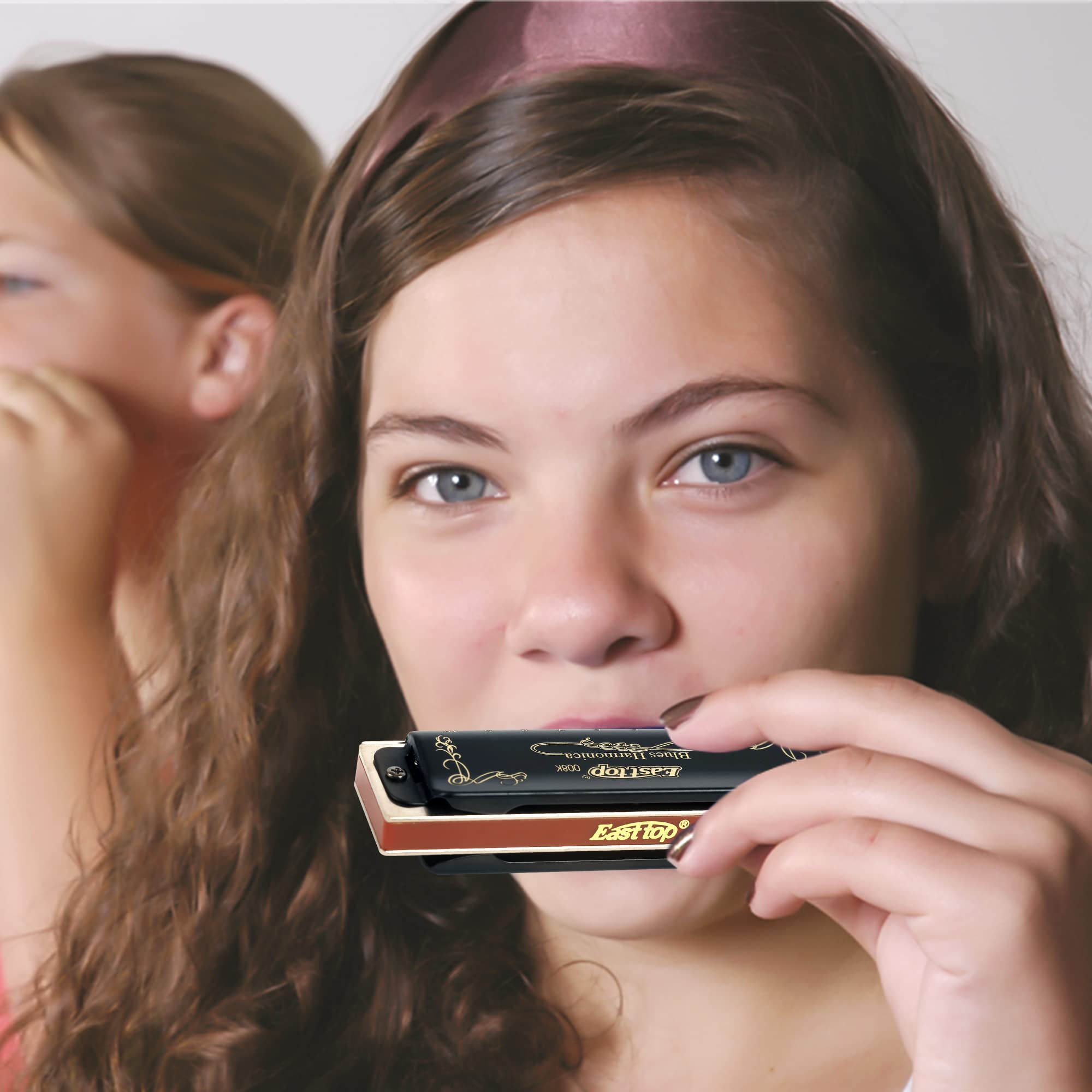 Armónica Diatónica East top en La bemol 10 -Negro - La bemol - Imagen 8