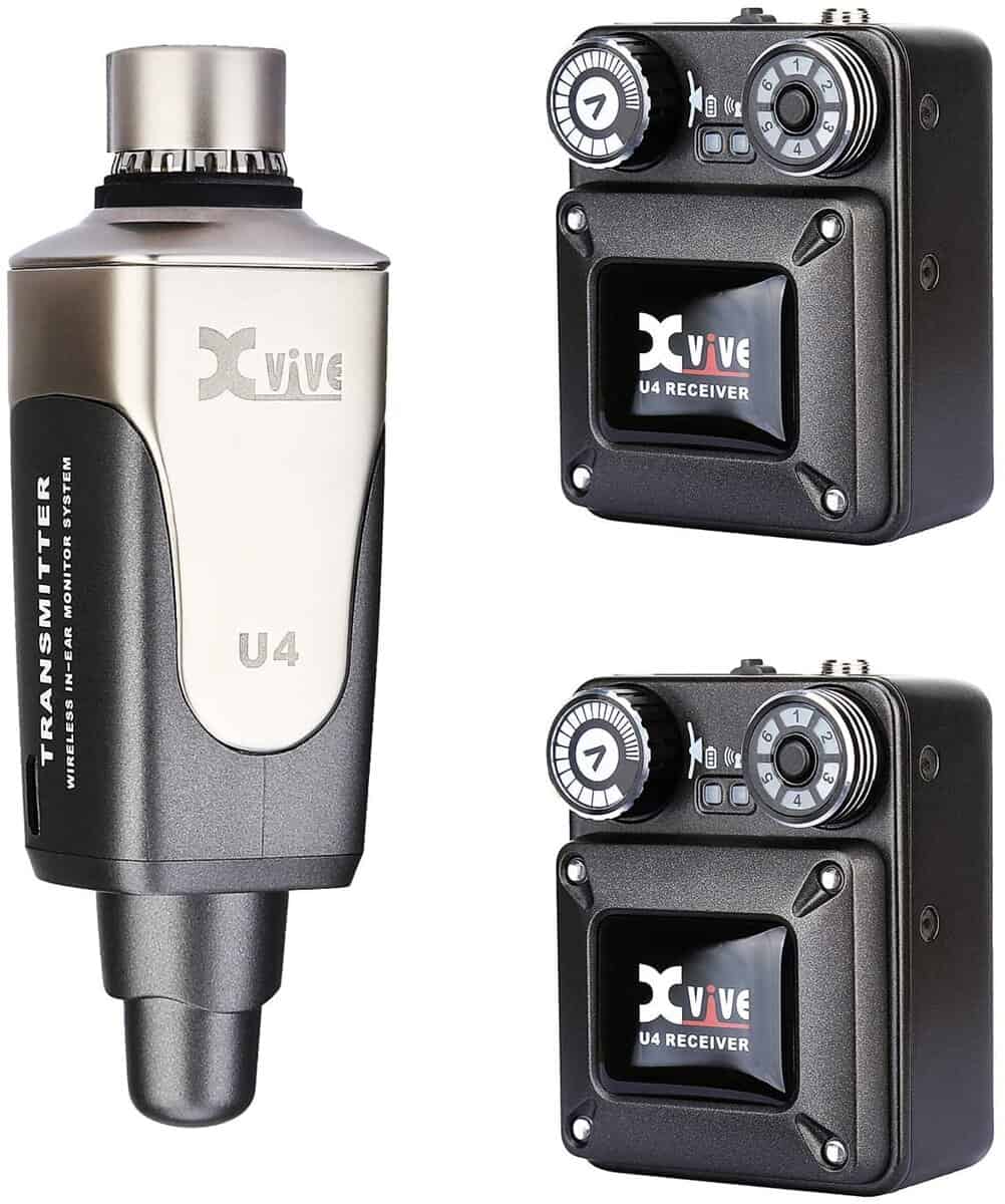 Sistema de Monitoreo Inalámbrico In-Ear Xvive U4R2 90Ft