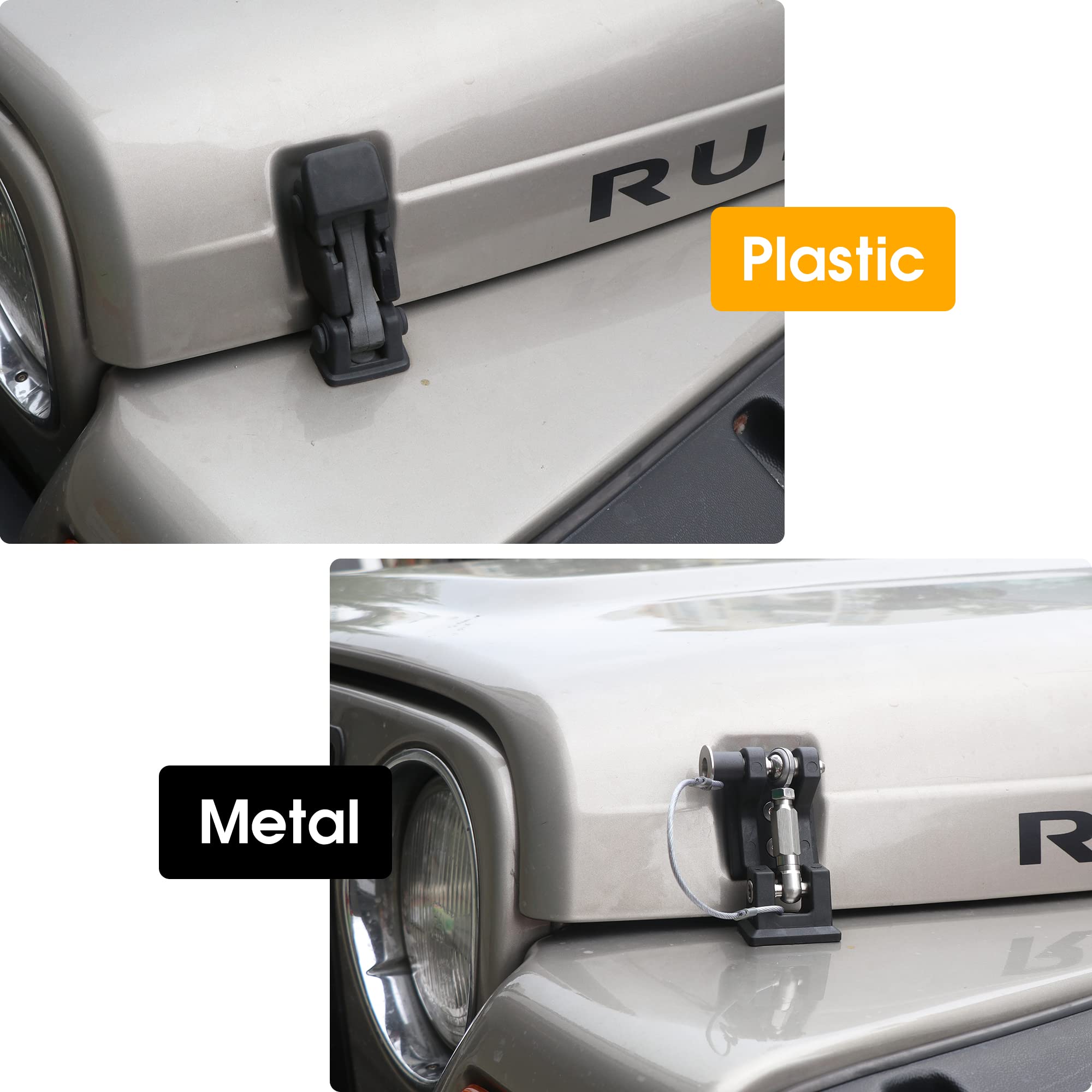 Cerrojo de capó con cierre West-xingzhe TJ para Jeep - Imagen 5