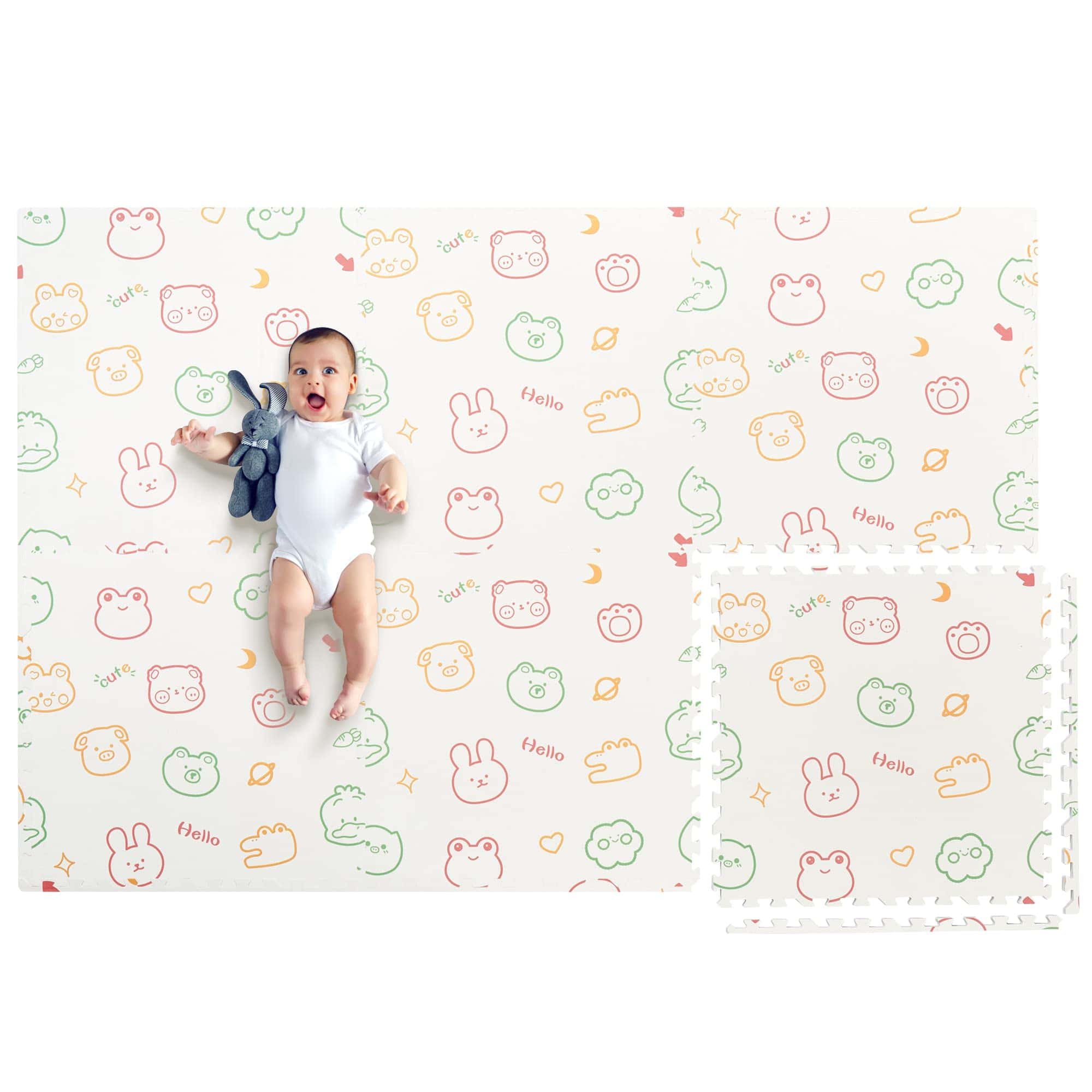 Tapete Espumoso POSIKEDE con Superficie de Alfombra con