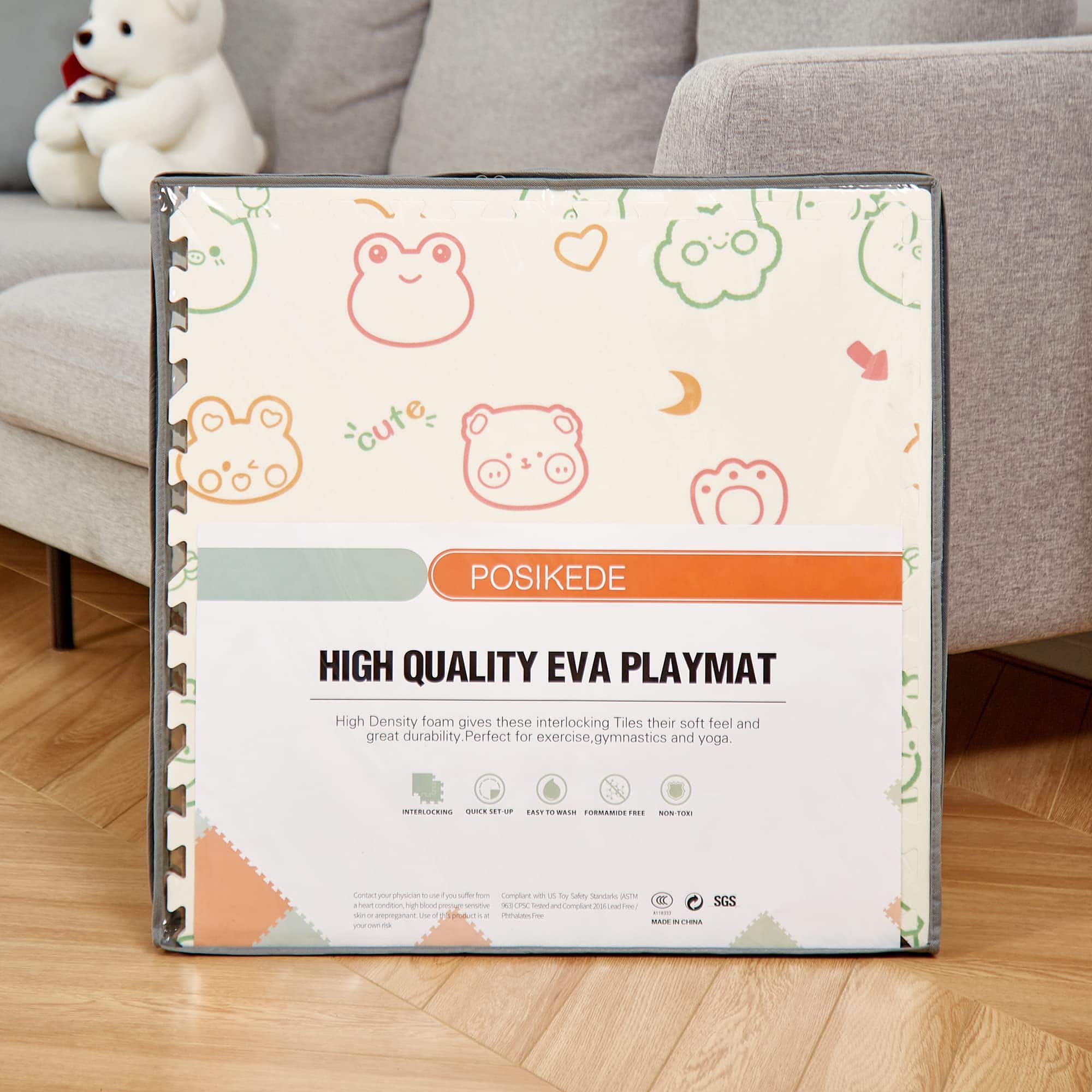 Tapete Espumoso POSIKEDE con Superficie de Alfombra con - Imagen 7