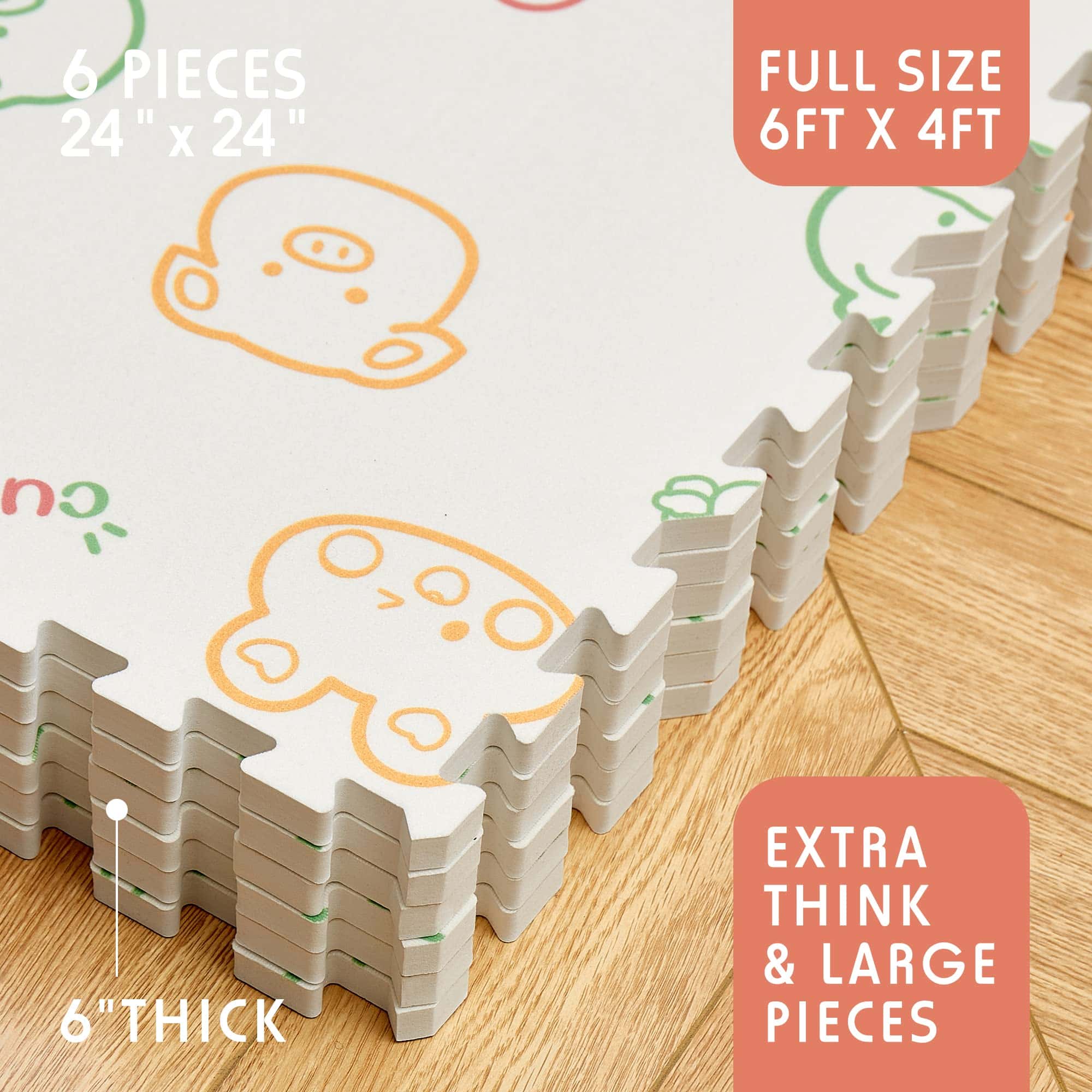 Tapete Espumoso POSIKEDE con Superficie de Alfombra con - Imagen 4