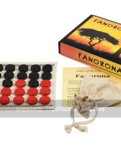 Juego de Tablero Fanorona de Madagascar - Tablero de Tela y