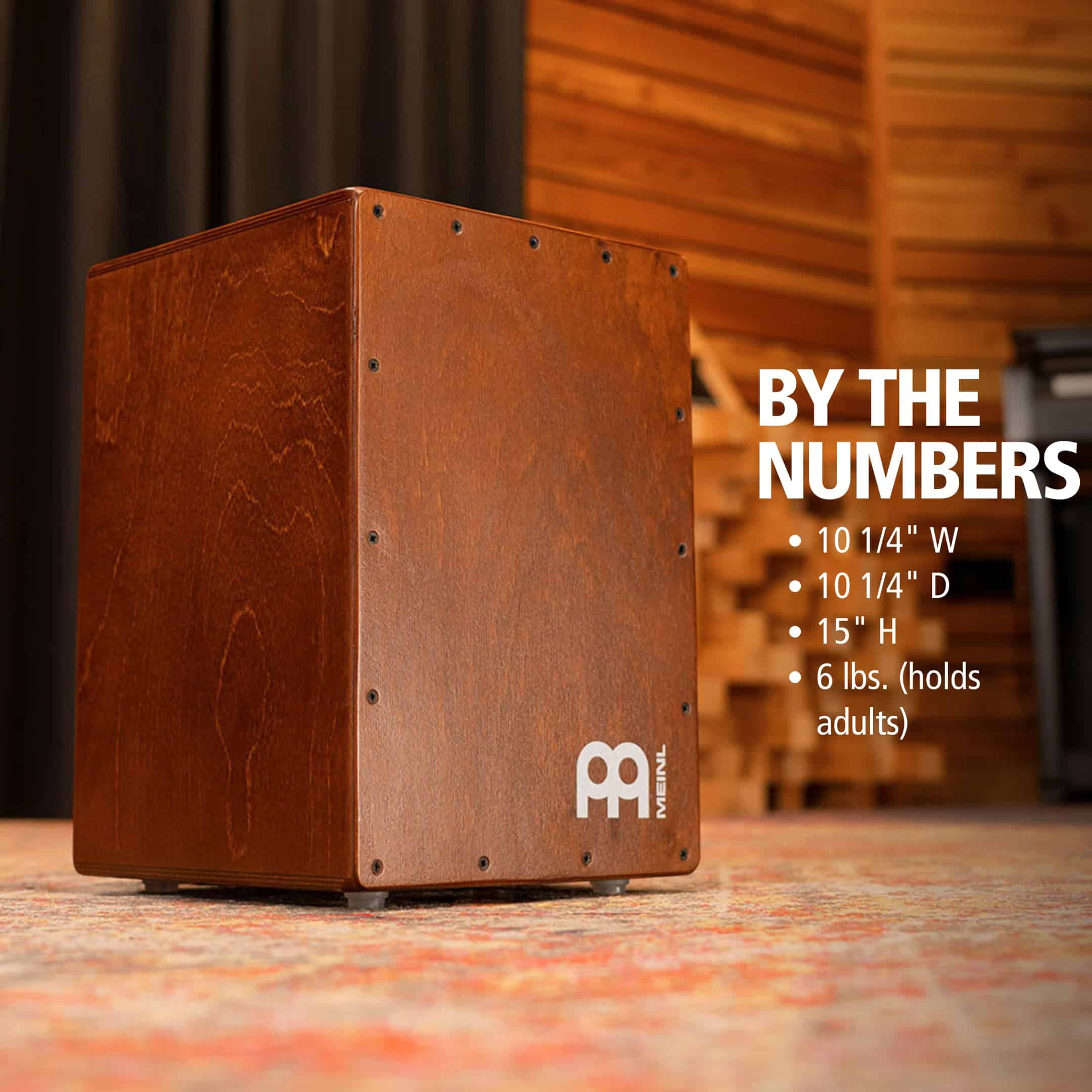 Meinl Percussion Jam Cajon Box Drum con Sordina de Bajo y - Imagen 7