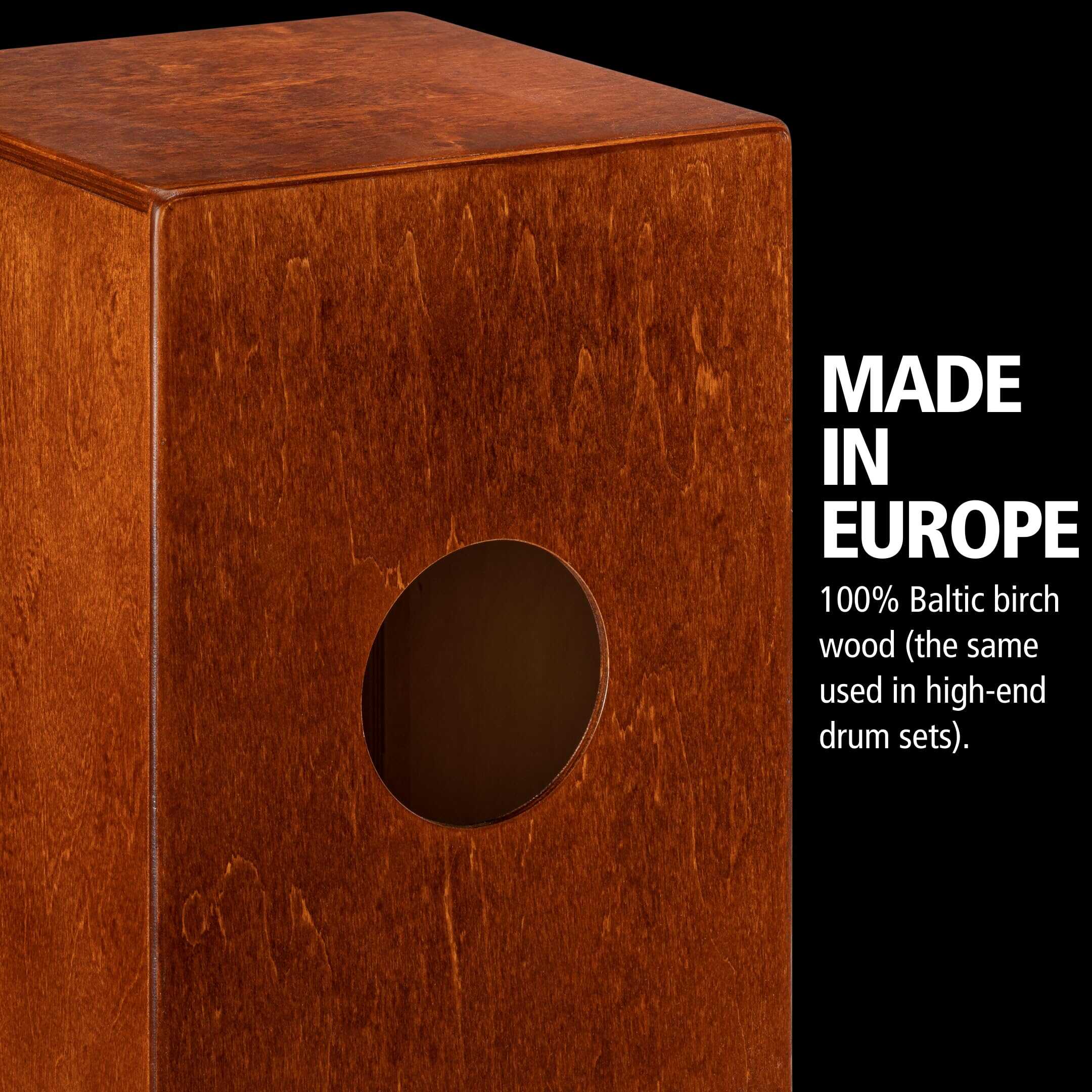 Meinl Percussion Jam Cajon Box Drum con Sordina de Bajo y - Imagen 3