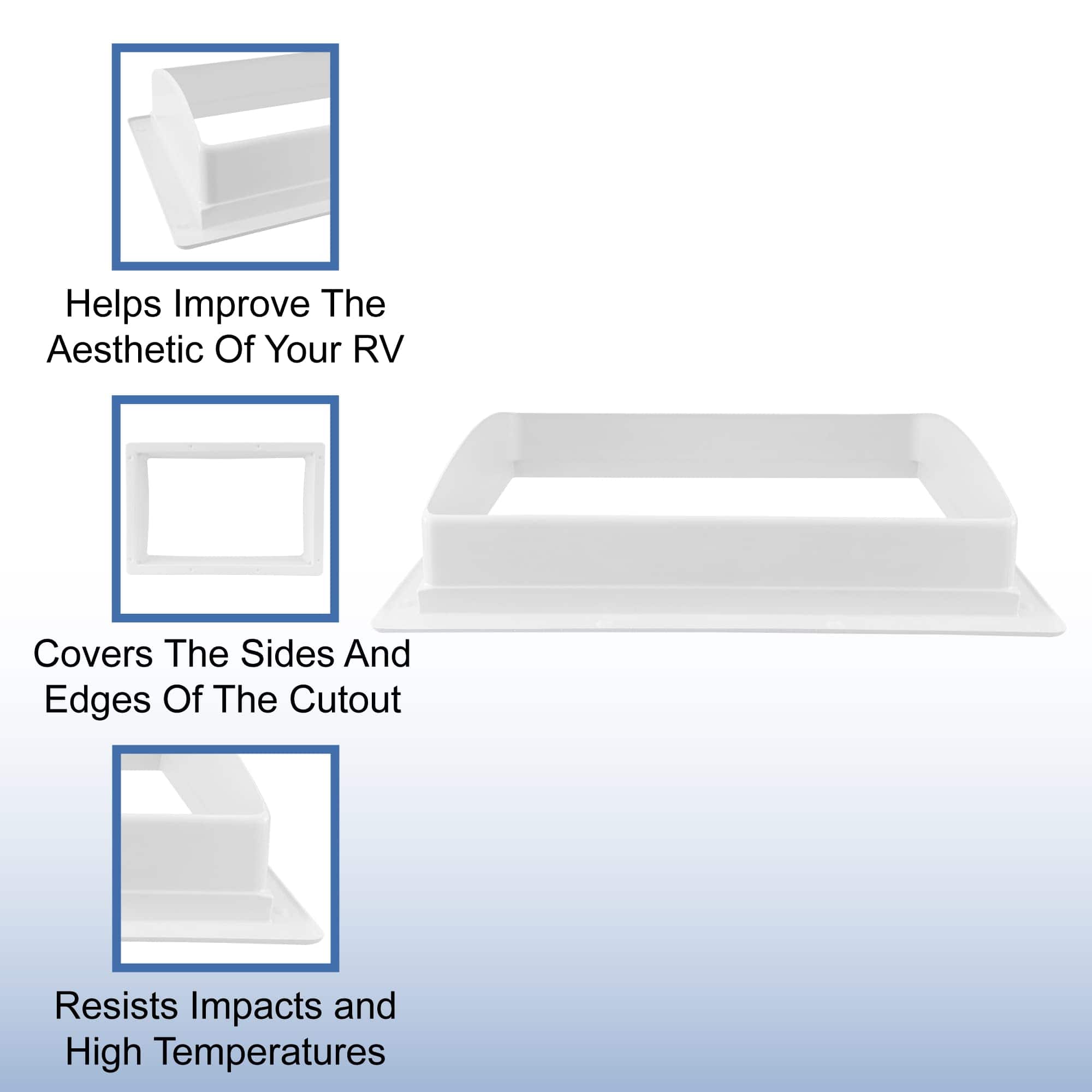 RecPro RV Skylight Inner Garnish para Claraboya Rectangular - Imagen 3