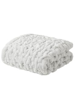 Cobertor de Piel Sintética Rizada de Lujo Madison Park,