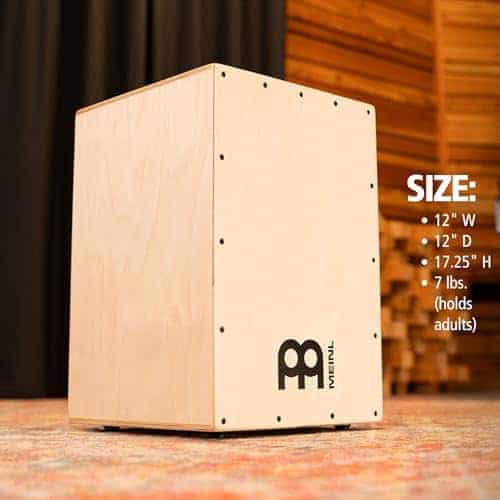 Meinl Percusión Café Cajón Tambor de Caja Plus Bolsa con - Imagen 7