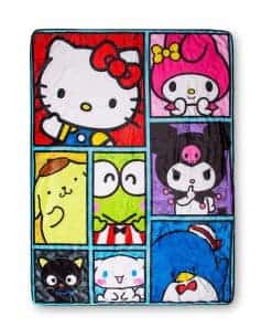 Cobertor Sherpa de Felpa Extra Grande Sanrio Hello Kitty y
