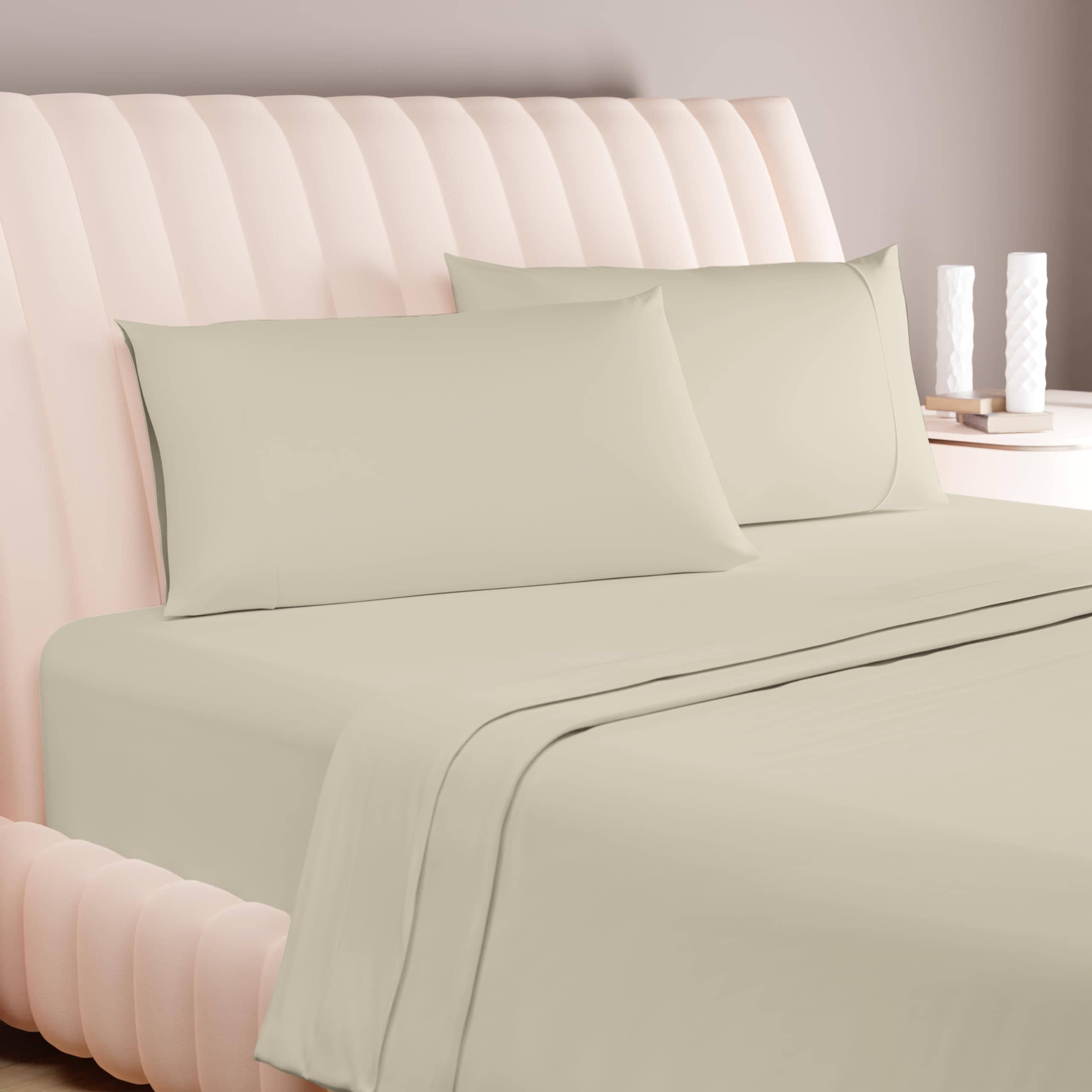 Juego de sábanas Carressa Linen 100% algodón egipcio -