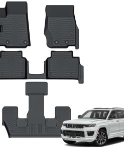 Tapetes para piso Auxko All Weather de 3 filas para Jeep