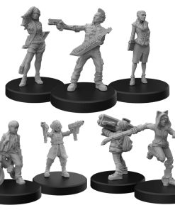 Conjunto de Miniaturas Cyberpunk Red de Monster Fight Club: